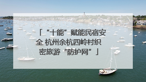 “十能”赋能民宿安全 杭州余杭四岭村织密旅游“防护网”