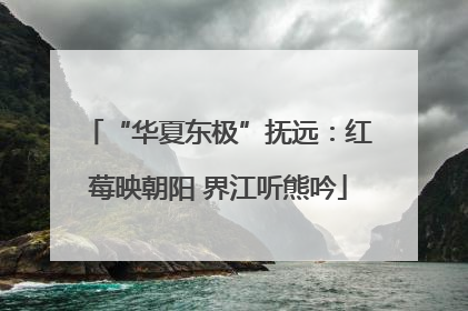 “华夏东极”抚远：红莓映朝阳 界江听熊吟