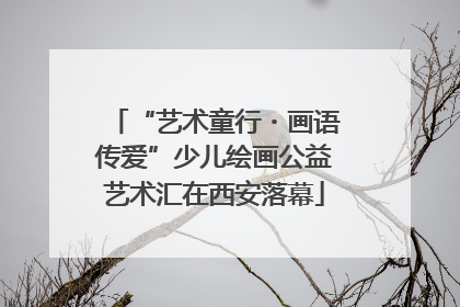 “艺术童行・画语传爱”少儿绘画公益艺术汇在西安落幕