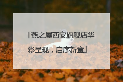 燕之屋西安旗舰店华彩呈现，启序新章