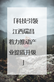 科技引领 江西瑞昌着力推动产业提质升级
