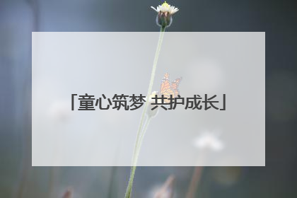 童心筑梦 共护成长