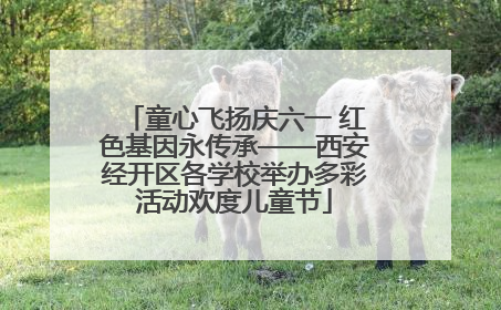 童心飞扬庆六一 红色基因永传承——西安经开区各学校举办多彩活动欢度儿童节