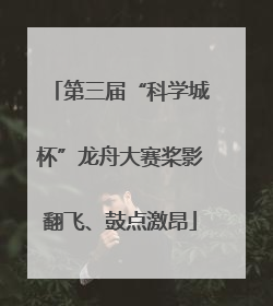 第三届“科学城杯”龙舟大赛桨影翻飞、鼓点激昂