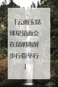 云南玉昆球星见面会在昆明南屏步行街举行