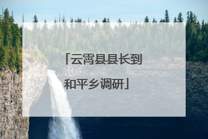 云霄县县长到和平乡调研