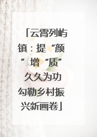 云霄列屿镇：提“颜”增“质” 久久为功勾勒乡村振兴新画卷