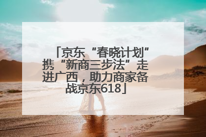 京东“春晓计划”携“新商三步法”走进广西，助力商家备战京东618