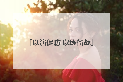 以演促防 以练备战