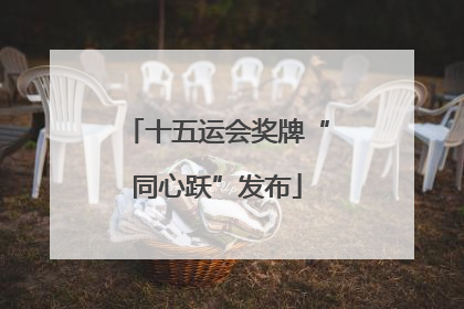 十五运会奖牌“同心跃”发布