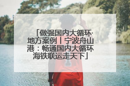 做强国内大循环·地方案例丨宁波舟山港：畅通国内大循环海铁联运走天下