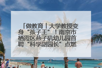 做教育︱大学教授变身“孩子王”！南京市栖霞区燕子矶幼儿园首聘“科学副园长”点燃萌娃科学梦