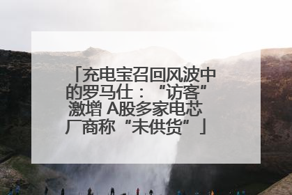 充电宝召回风波中的罗马仕：“访客”激增 A股多家电芯厂商称“未供货”