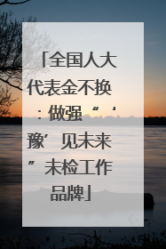 全国人大代表金不换：做强“‘豫’见未来”未检工作品牌