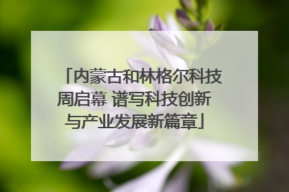 内蒙古和林格尔科技周启幕 谱写科技创新与产业发展新篇章