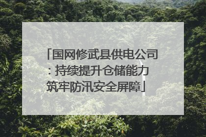 国网修武县供电公司：持续提升仓储能力 筑牢防汛安全屏障