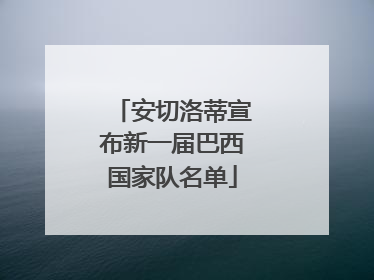 安切洛蒂宣布新一届巴西国家队名单