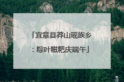 宜章县莽山瑶族乡：粽叶糍粑庆端午
