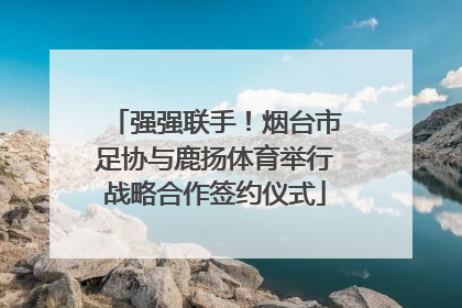 强强联手！烟台市足协与鹿扬体育举行战略合作签约仪式