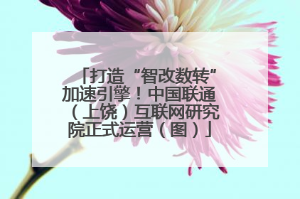 打造“智改数转”加速引擎！中国联通（上饶）互联网研究院正式运营（图）