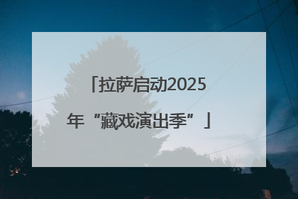 拉萨启动2025年“藏戏演出季”