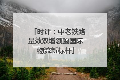 时评：中老铁路量效双增领跑国际物流新标杆