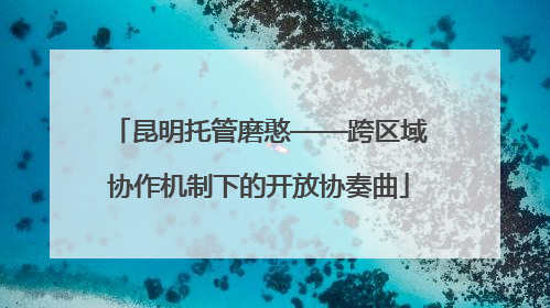 昆明托管磨憨——跨区域协作机制下的开放协奏曲
