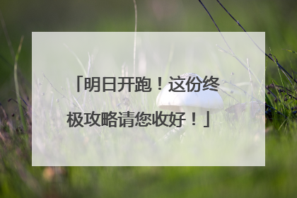 明日开跑！这份终极攻略请您收好！