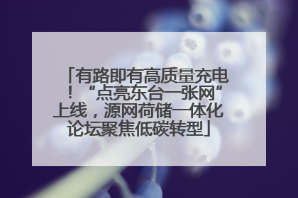 有路即有高质量充电！“点亮东台一张网”上线，源网荷储一体化论坛聚焦低碳转型