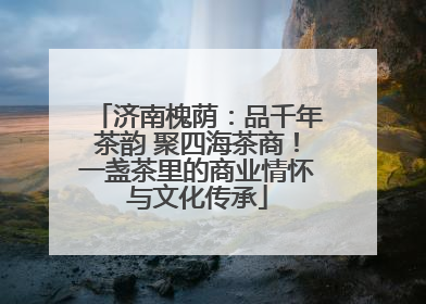 济南槐荫：品千年茶韵 聚四海茶商！一盏茶里的商业情怀与文化传承