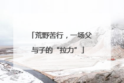 荒野苦行，一场父与子的“拉力”