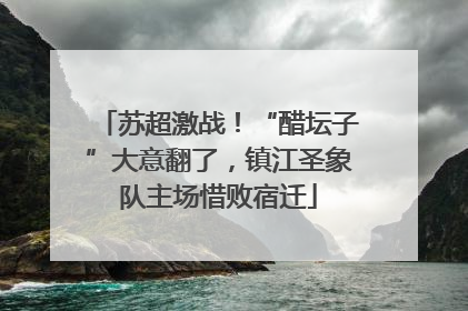 苏超激战！“醋坛子”大意翻了，镇江圣象队主场惜败宿迁