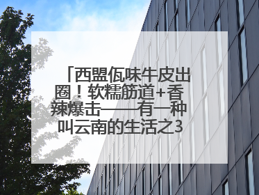西盟佤味牛皮出圈！软糯筋道+香辣爆击——有一种叫云南的生活之365天