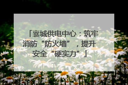 襄城供电中心：筑牢消防“防火墙”，提升安全“硬实力”