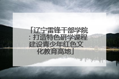 辽宁雷锋干部学院：打造特色研学课程 建设青少年红色文化教育高地