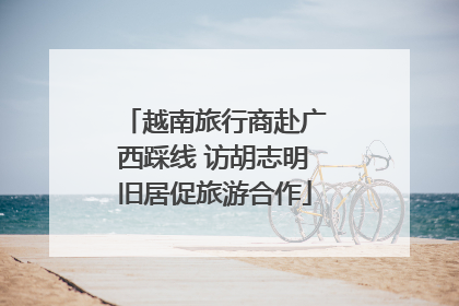 越南旅行商赴广西踩线 访胡志明旧居促旅游合作