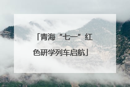 青海“七一”红色研学列车启航