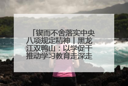 锲而不舍落实中央八项规定精神丨黑龙江双鸭山：以学促干推动学习教育走深走实 从小事入手写好“民生答卷”