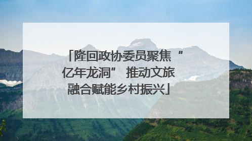 隆回政协委员聚焦“亿年龙洞” 推动文旅融合赋能乡村振兴