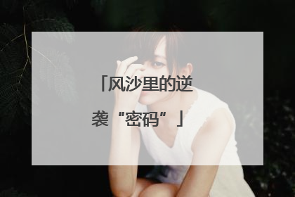 风沙里的逆袭“密码”