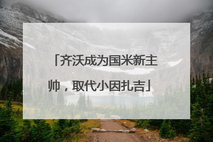 齐沃成为国米新主帅，取代小因扎吉