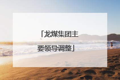 龙煤集团主要领导调整