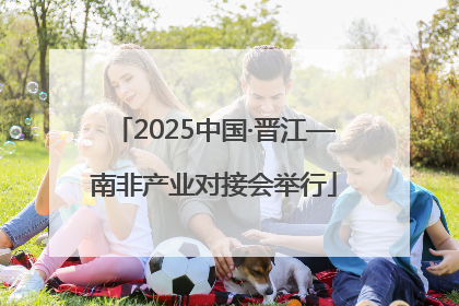 2025中国·晋江—南非产业对接会举行