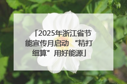2025年浙江省节能宣传月启动 “精打细算”用好能源