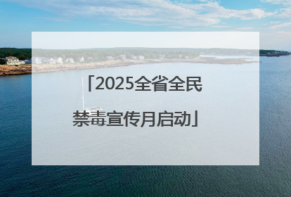 2025全省全民禁毒宣传月启动