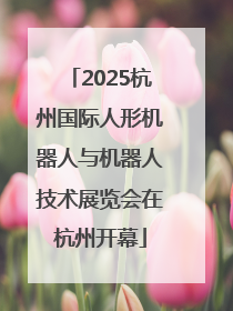 2025杭州国际人形机器人与机器人技术展览会在杭州开幕